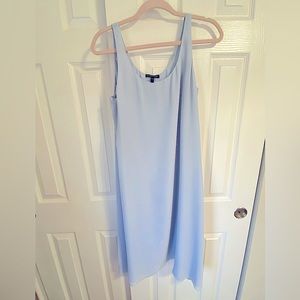 Eileen Fisher Small Periwinkle silk slip dress